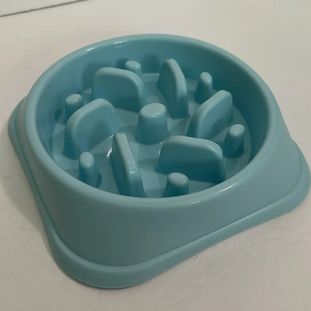 Upsky Slow Feeding Bowl Blue for Medium to Small Dog Breed Brand New in bag